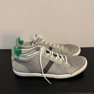 PLAE Gray and Green Women's Sneakers